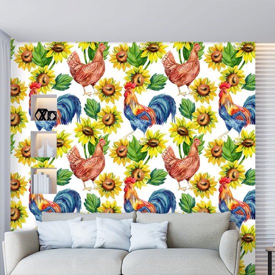 Unyqoos® Idyllische zelfklevende vinylbehangrol voor veelzijdige decoratie in huis
