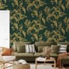 Unyqoos® Waterdicht zelfklevend behang met vogels en bladeren voor vintage decoratie 44 cm x 3 m