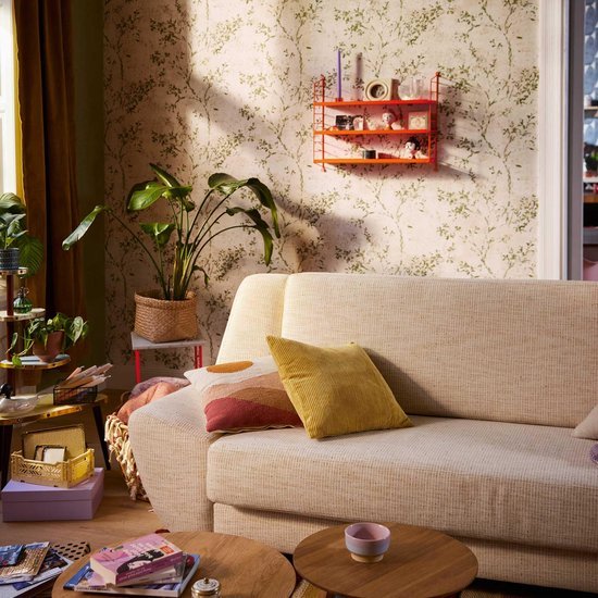 550x550-16212.jpg Unyqoos® Stijlvol bloemenbehang in crèmekleur voor diverse woonruimtes, groente-beige