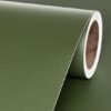 Unyqoos® Waterdichte Zelfklevende Olijfgroene Meubelfolie voor Woonkamer, Slaapkamer en Keuken 40 x 200 cm