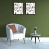 Unyqoos® Waterdichte Zelfklevende Olijfgroene Meubelfolie voor Woonkamer, Slaapkamer en Keuken 40 x 200 cm