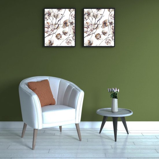 Unyqoos® Waterdichte Zelfklevende Olijfgroene Meubelfolie voor Woonkamer, Slaapkamer en Keuken 40 x 200 cm