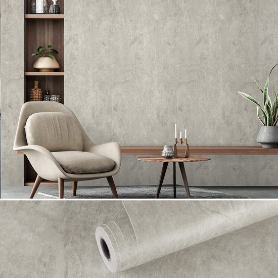 550x550-16236.jpg Unyqoos® Zelfklevend betonlook wandfolie voor stijlvolle en praktische interieurvernieuwing