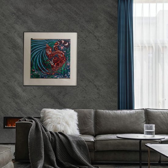 Unyqoos® Hoogwaardige Zelfklevende Grijze Meubelfolie in Betonlook voor Diverse Oppervlakken