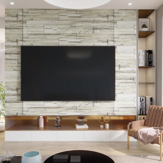 550x550-16268.jpg Unyqoos® Zelfklevende behangfolie met steenpatroon voor diverse interieurtoepassingen