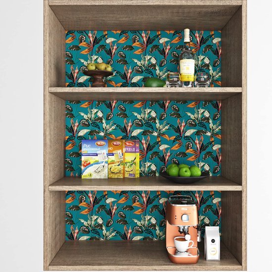 550x550-16275.jpg Unyqoos® Waterdicht Jungle Bladeren Behang voor Slaapkamer en Badkamer Muurdecoratie