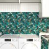 550x550-16276.jpg Unyqoos® Waterdicht Jungle Bladeren Behang voor Slaapkamer en Badkamer Muurdecoratie