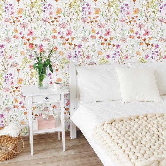 550x550-16320.jpg Unyqoos® Zelfklevend en waterdicht bloemenbehang voor een romantische vintage uitstraling