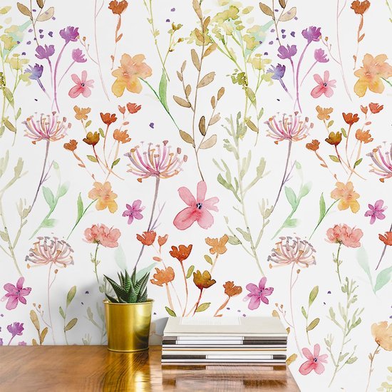 550x550-16323.jpg Unyqoos® Zelfklevend en waterdicht bloemenbehang voor een romantische vintage uitstraling