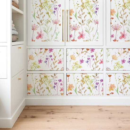 550x550-16324.jpg Unyqoos® Zelfklevend en waterdicht bloemenbehang voor een romantische vintage uitstraling