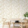 550x550-16342.jpg Unyqoos® Vintage zelfklevend bloemenbehang in wit en goud voor interieurdecoratie