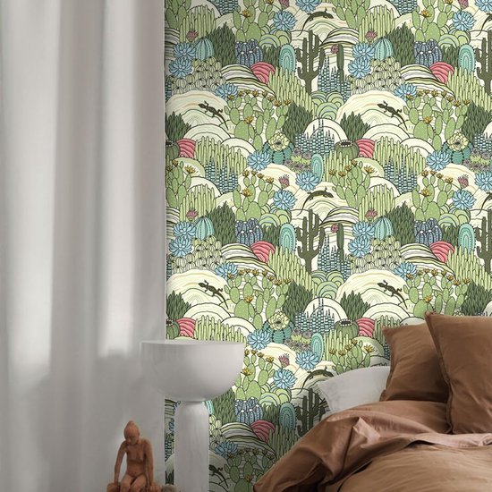 550x550-16351.jpg Unyqoos® Decoratieve zelfklevende vinyl behangrol met botanisch patroon voor elke ruimte