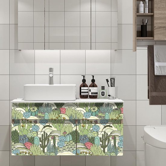 550x550-16352.jpg Unyqoos® Decoratieve zelfklevende vinyl behangrol met botanisch patroon voor elke ruimte