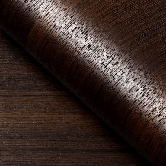 Unyqoos® Donkerbruine Zelfklevende Houtlook Meubelfolie voor Diverse Toepassingen