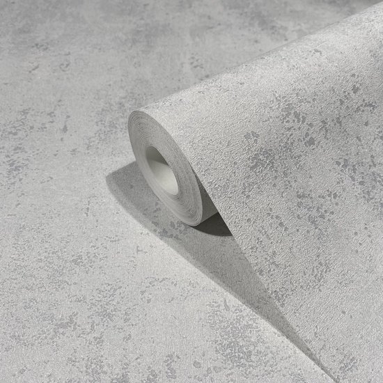 Unyqoos® Isolerend vliesbehang in betonlook voor energiebesparende interieurs