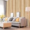 Unyqoos® Gele zelfklevende houtlook meubelfolie voor veelzijdige interieurdecoratie, 40 x 500 cm