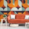 550x550-16431.jpg Unyqoos® Zelfklevend geometrisch patroonbehang met oranje en blauwe tinten voor interieurdecoratie