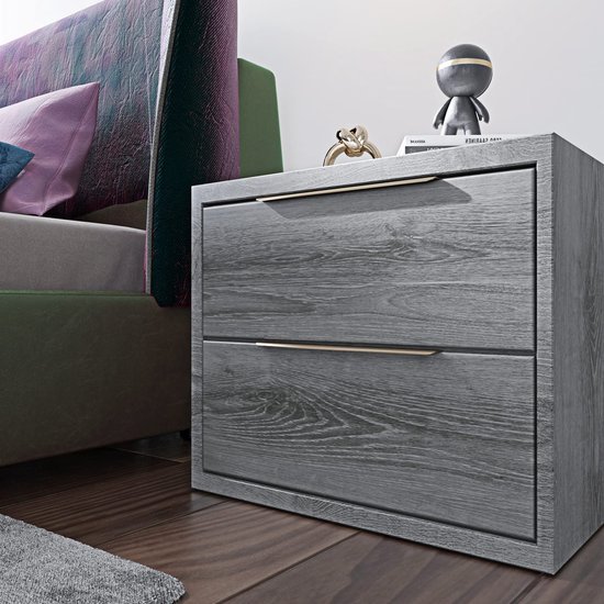 Unyqoos® Decoratieve Zelfklevende Houtlook Folie voor Meubelrenovatie, 40 cm x 6 m, Grijs, Waterdicht