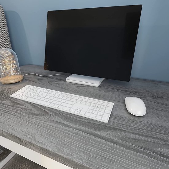 Unyqoos® Decoratieve Zelfklevende Houtlook Folie voor Meubelrenovatie, 40 cm x 6 m, Grijs, Waterdicht