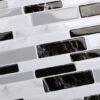 Unyqoos® Zelfklevende grijze marmerlook tegelstickers voor badkamer en keuken