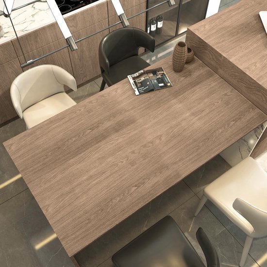 Unyqoos® Zelfklevend houtlook wandpapier 40 cm x 3 m voor moderne interieurstijlen