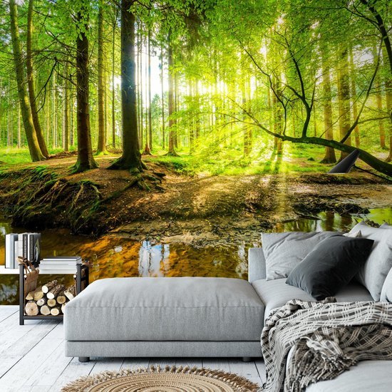 Unyqoos® Fotobehang met levendige kleuren en eenvoudige montage voor elke kamer