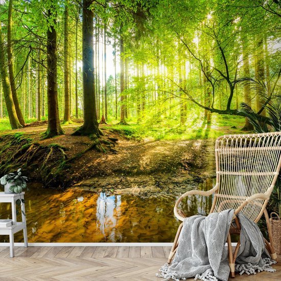 Unyqoos® Fotobehang met levendige kleuren en eenvoudige montage voor elke kamer