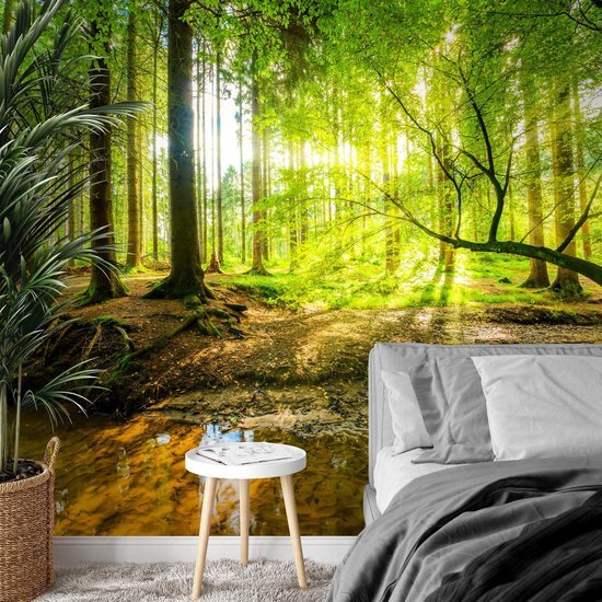 Unyqoos® Fotobehang met levendige kleuren en eenvoudige montage voor elke kamer