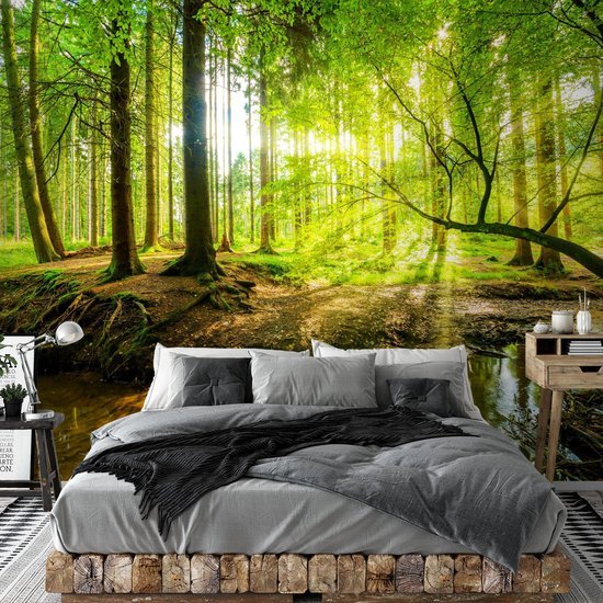 Unyqoos® Fotobehang met levendige kleuren en eenvoudige montage voor elke kamer