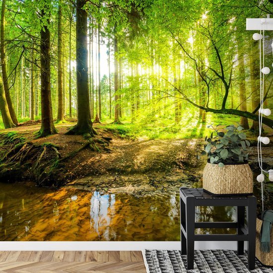 Unyqoos® Fotobehang met levendige kleuren en eenvoudige montage voor elke kamer