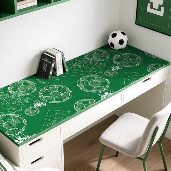Unyqoos® Waterdicht zelfklevend vinyl behang met voetbalpatroon voor kinderkamer