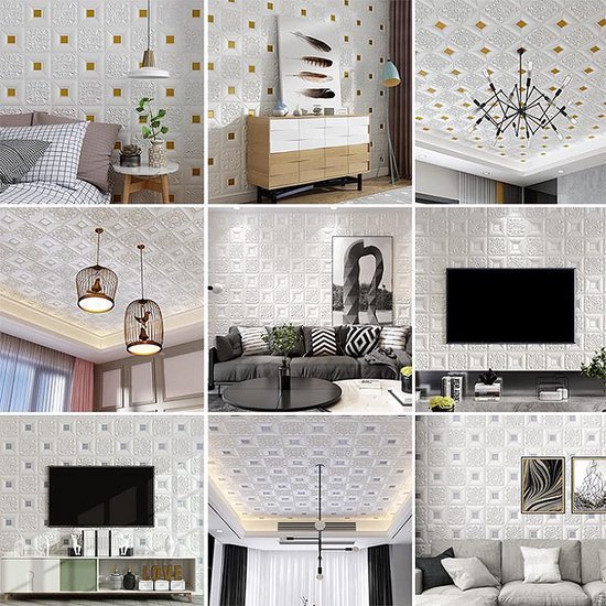 550x550-16557.jpg Unyqoos® Zelfklevende 3D-muurstickers in moderne steenlook voor elk interieur