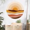 550x550-16581.jpg Unyqoos® Zelfklevende Boho Muurstickers met Zon en Cirkels voor Kinderkamer Decoratie