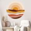 550x550-16585.jpg Unyqoos® Zelfklevende Boho Muurstickers met Zon en Cirkels voor Kinderkamer Decoratie
