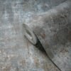 Unyqoos® Industrieel Vliesbehang met Metallic Koper Effect en Pleisterlook voor Stijlvolle Wanden