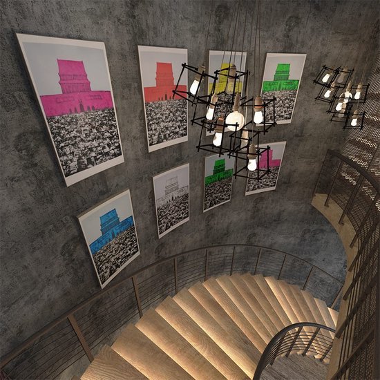 Unyqoos® Donkergrijze zelfklevende vinylfolie met betonlook voor muren en meubels, grijs