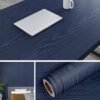 550x550-16622.jpg Unyqoos® Zelfklevende houten plakfolie blauw voor meubels en muren 40x200 cm