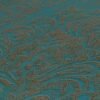 Unyqoos® Klassiek blauw en goud vliesbehang met barokmotief voor iedere ruimte