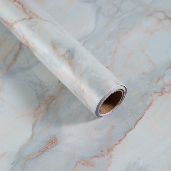 Unyqoos® Stijlvol Zelfklevend Marmerlook Behang voor Meubels en Keuken