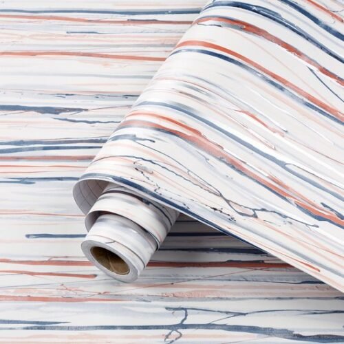 550x550-16665.jpg Unyqoos® Zelfklevende decoratieve meubelfolie met kleurrijke strepen voor veelzijdig gebruik
