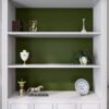 Unyqoos® Olijfgroene Zelfklevende Decoratieve Folie voor Meubels en Wanden 40 cm x 200 cm, Waterdicht en Afneembaar