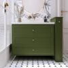 Unyqoos® Olijfgroene Zelfklevende Decoratieve Folie voor Meubels en Wanden 40 cm x 200 cm, Waterdicht en Afneembaar