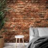 550x550-16733.jpg Unyqoos® Vliesfotobehang met Rood Baksteenpatroon voor Slaapkamer en Woonkamer