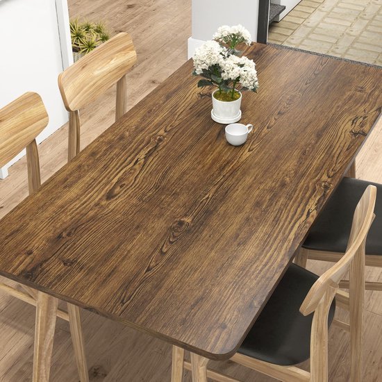 Unyqoos® Zelfklevende Houtlook Plakfolie voor Meubelrenovatie en Keuken Decoratie - 40 x 200 cm