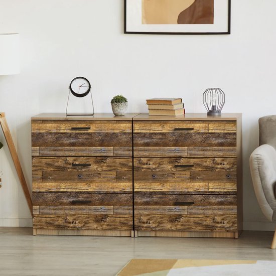 550x550-16861.jpg Unyqoos® Vintage houtlook zelfklevende plakfolie voor meubels en muren 44x300 cm
