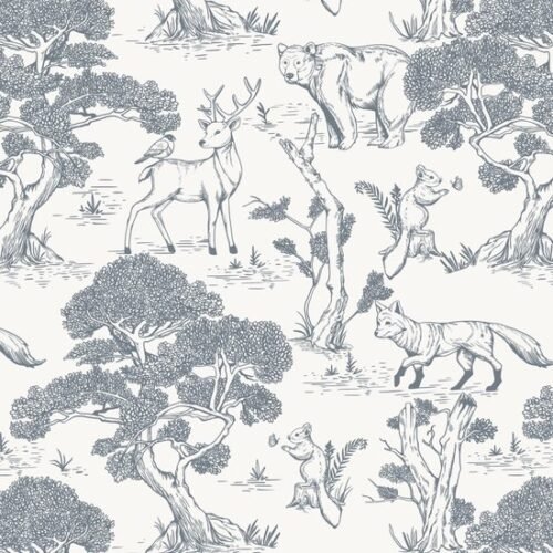 550x550-16876.jpg Unyqoos® Zelfklevend vinyl behang met dierenmotief voor kinderkamer en meer
