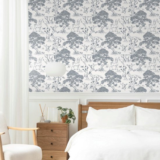 550x550-16879.jpg Unyqoos® Zelfklevend vinyl behang met dierenmotief voor kinderkamer en meer