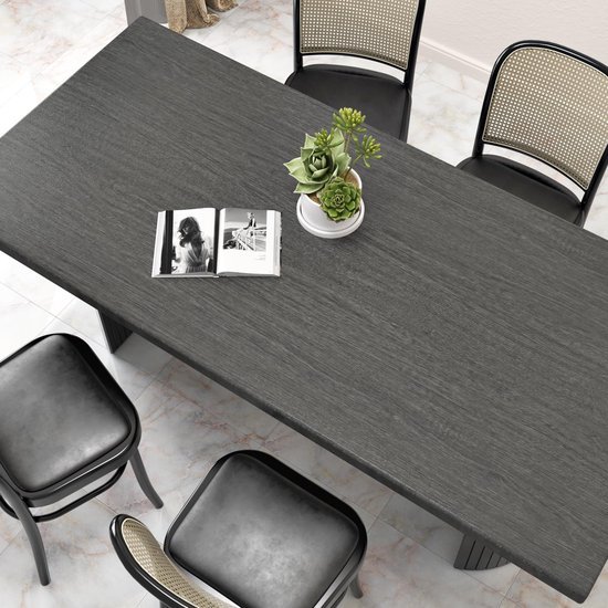 Unyqoos® Zelfklevende Grijze Houtlook Meubelfolie voor Keuken en Meubels, 40 cm x 200 cm
