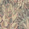 Unyqoos® Hoogwaardig bloemenbehang met palmbladmotief in warme kleuren voor woonkamer, geel-roud-groente-bruin