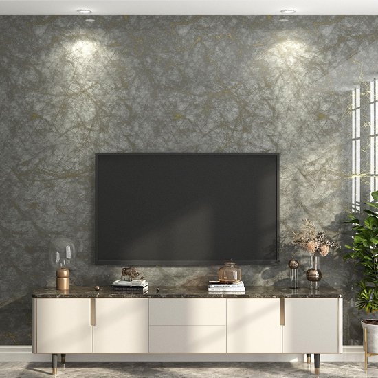 Unyqoos® Zelfklevende marmerlook folie voor meubels en wanden, waterbestendig
